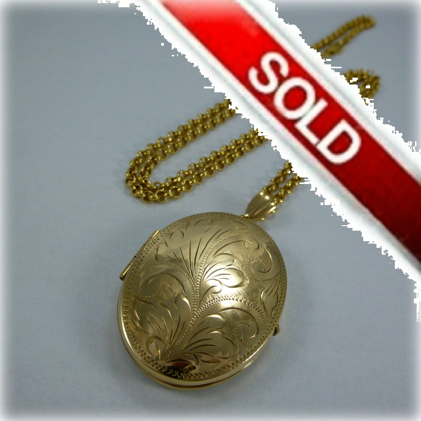 9ct Gold Family Locket and Chain | Mr 