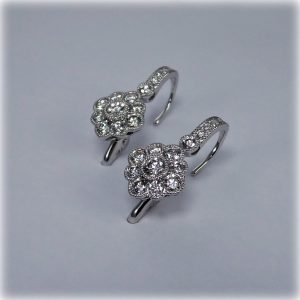 807H_DiamondClusterMillegrainEarrings1
