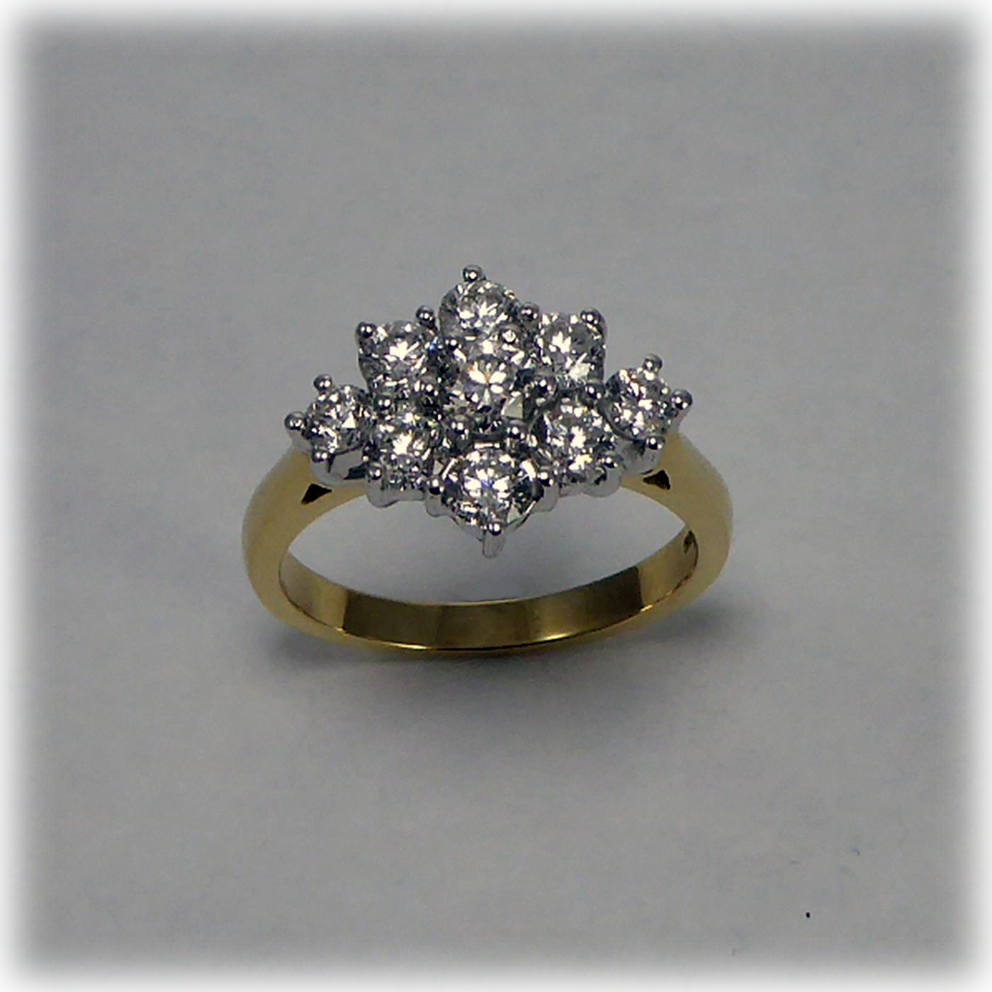 1.27ct Diamond Dress Ring, 18ct gold - Image 2