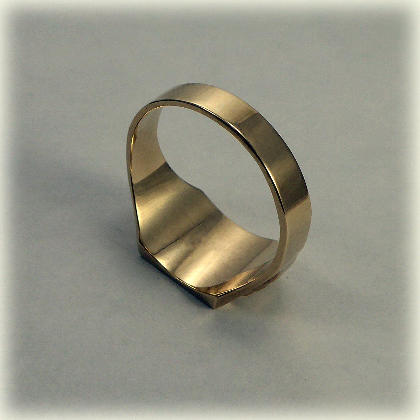 9ct gold Gents Signet Ring - Image 4