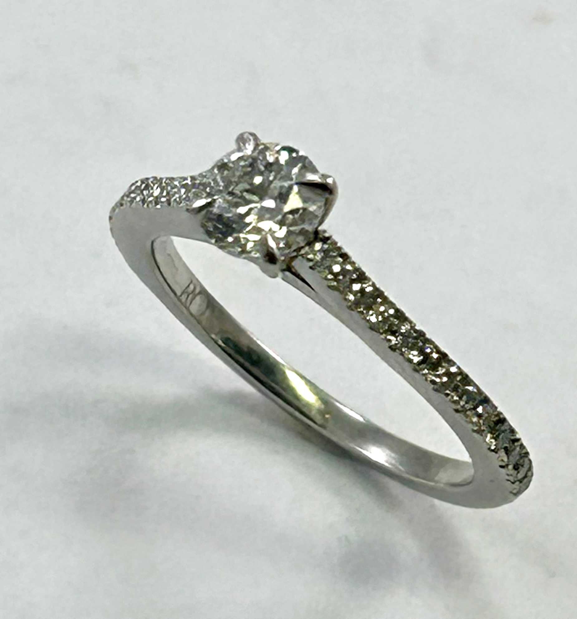 Certificated E colour natural Diamond 0.50ct - Image 3